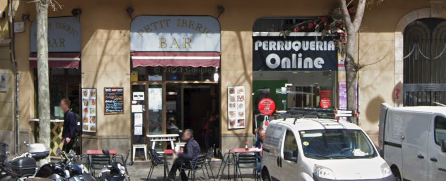 Bar petit ibèric al costat de la perruqueria online